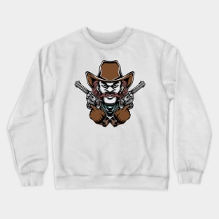 Cowboy and guns Crewneck Sweatshirt